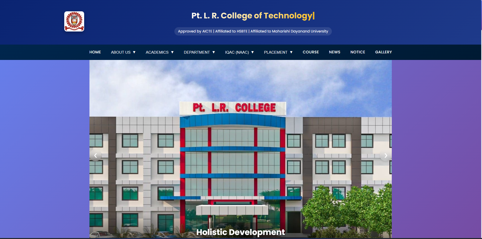 PTLR College Faridabad